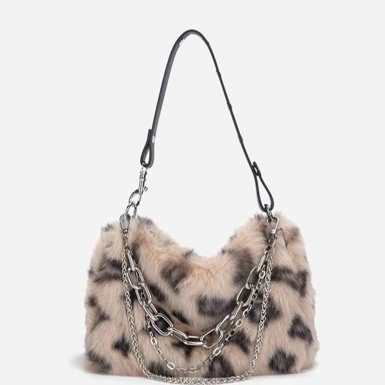 plush handbag