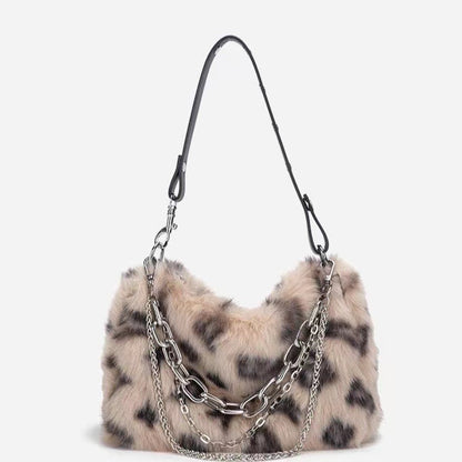 plush handbag
