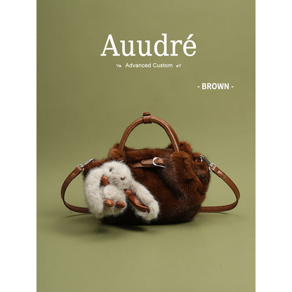 plush handbag
