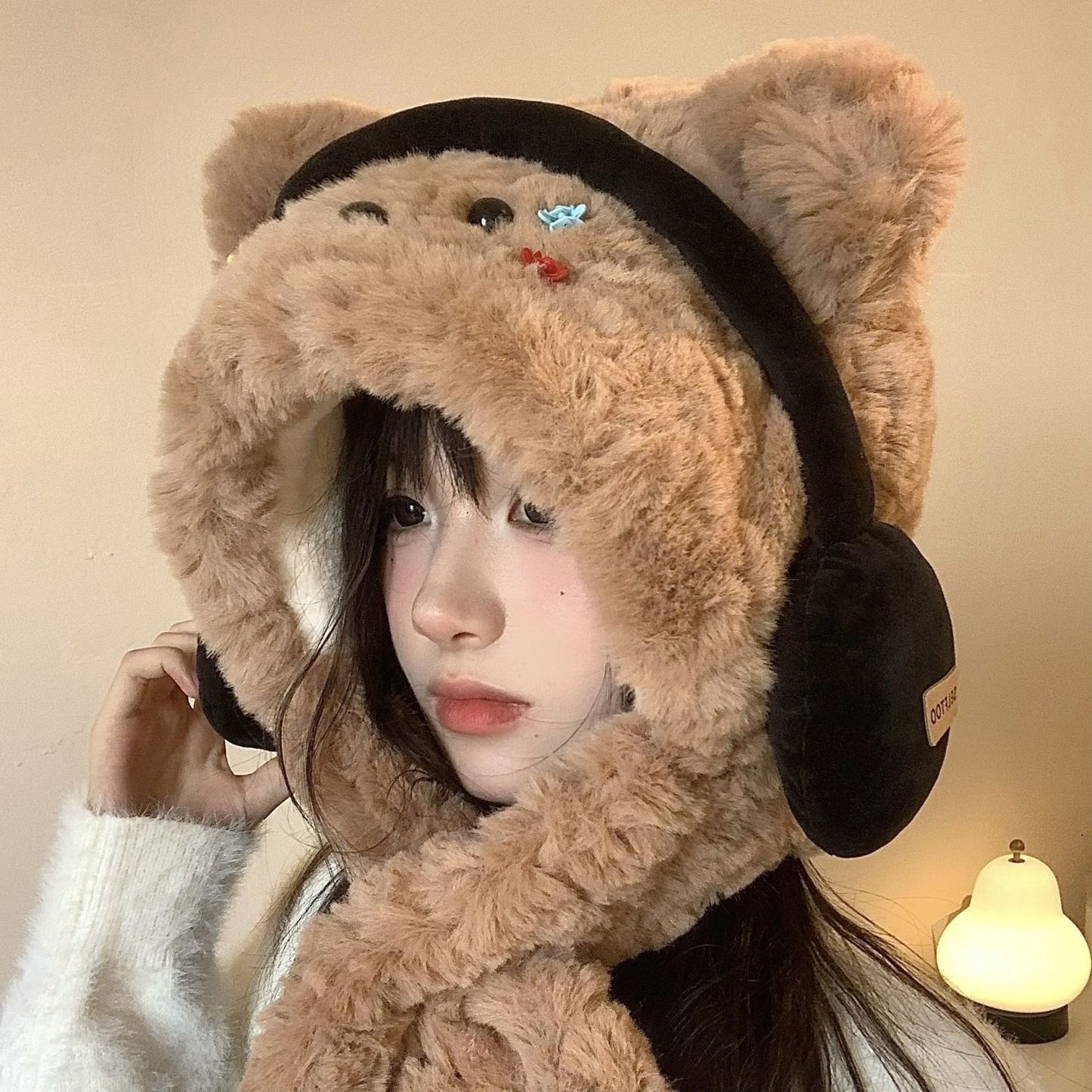 plush hat