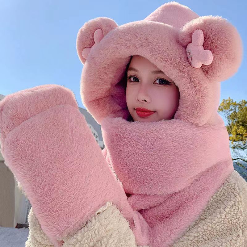 Plush Hat Set