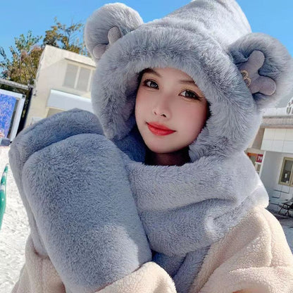 Plush Hat Set