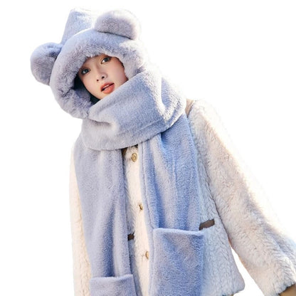 plush hat set