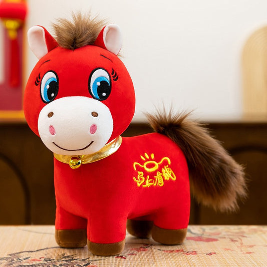 Plush Horse Doll Zodiac Mascot Toy