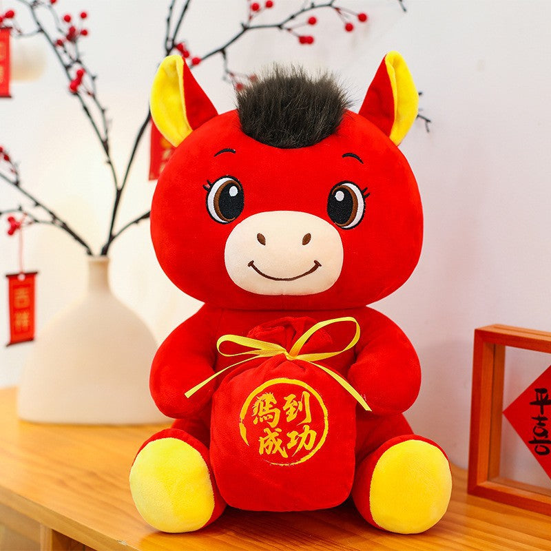 Plush Horse Doll Zodiac Mascot Toy