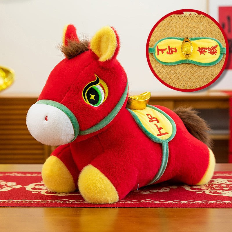 Plush Horse Doll Zodiac Mascot Toy