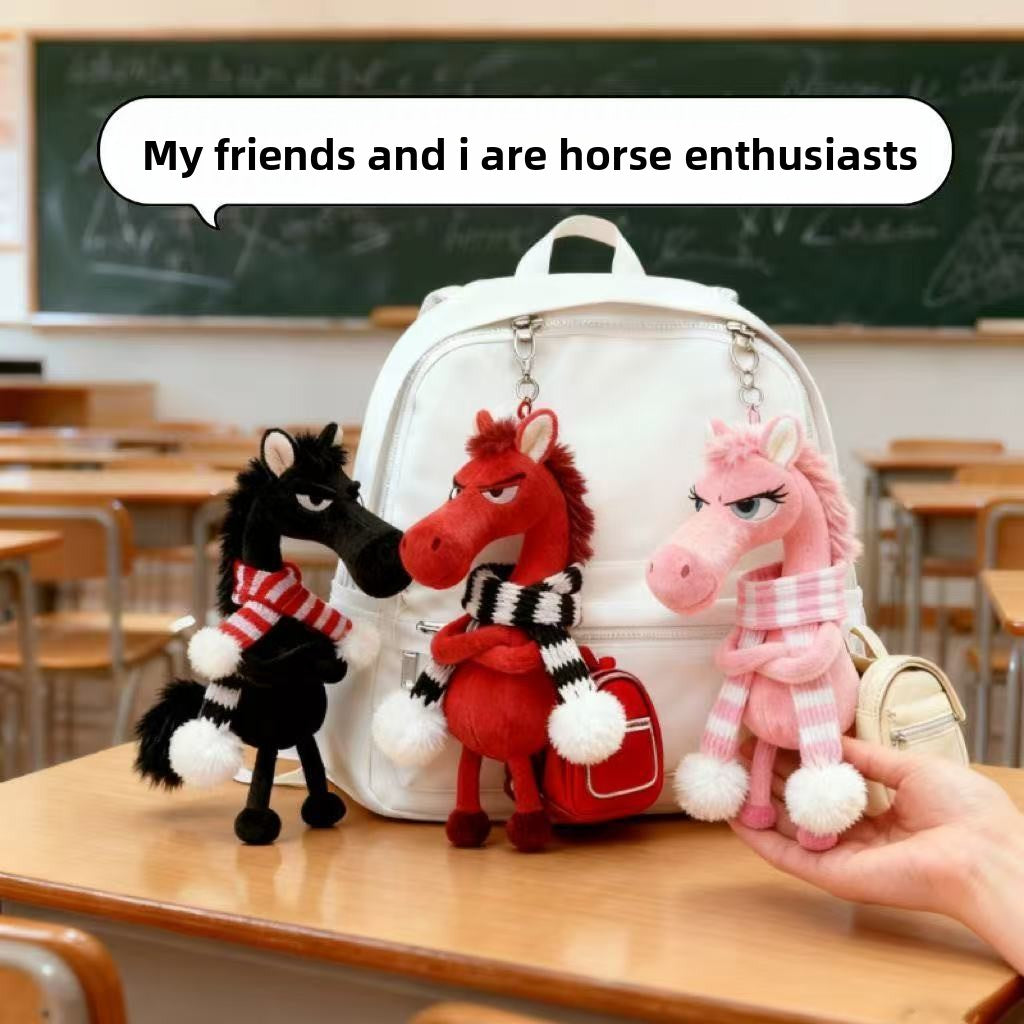 Plush Horse Mascot