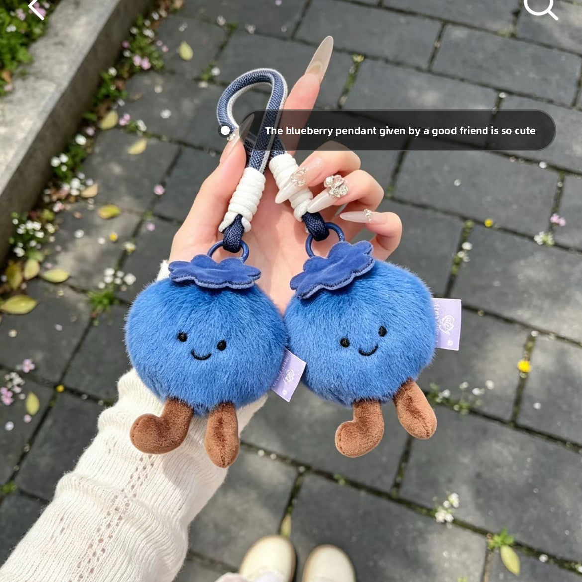 Plush keychain
