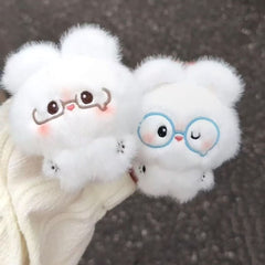 Bunny in blue glasses