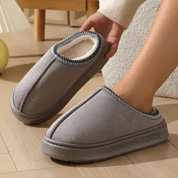 Plush Lined Home Slippers