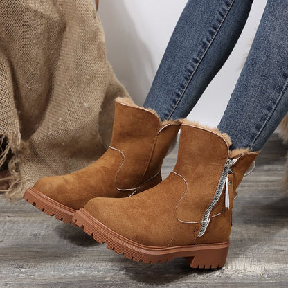 Plush Lined Winter Snow Boots
