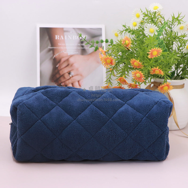 Plush Makeup and Skincare Storage Bag