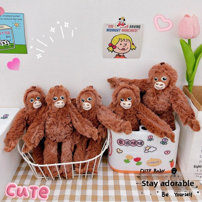 Plush Monkey Keychain Pendant