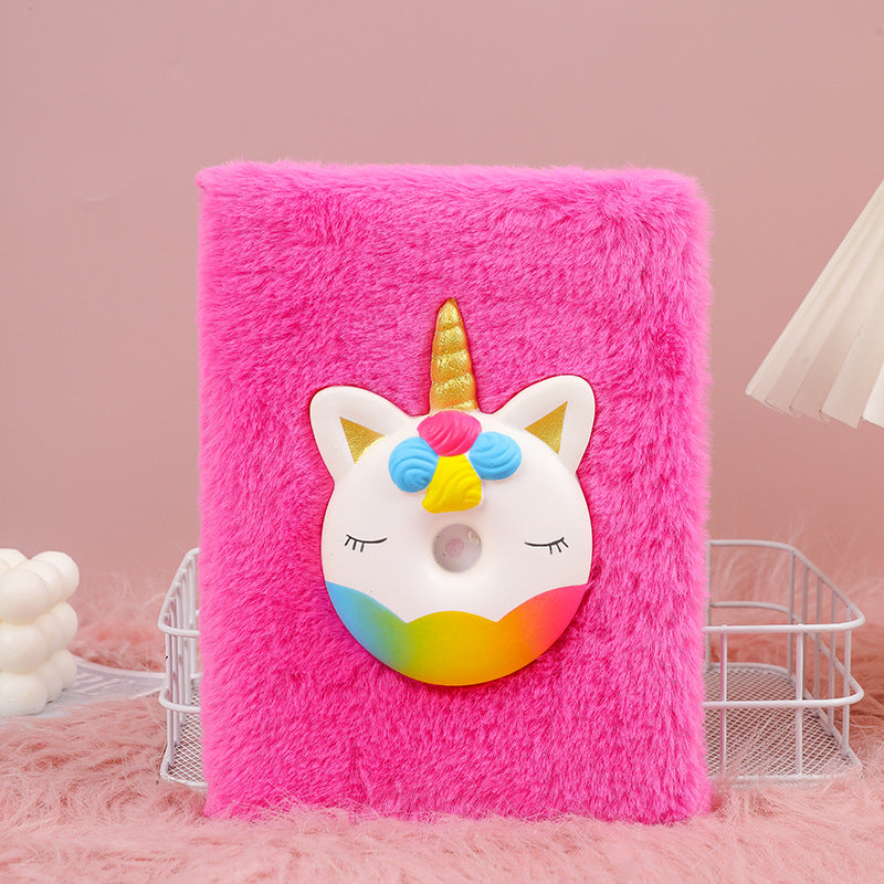Plush notebook