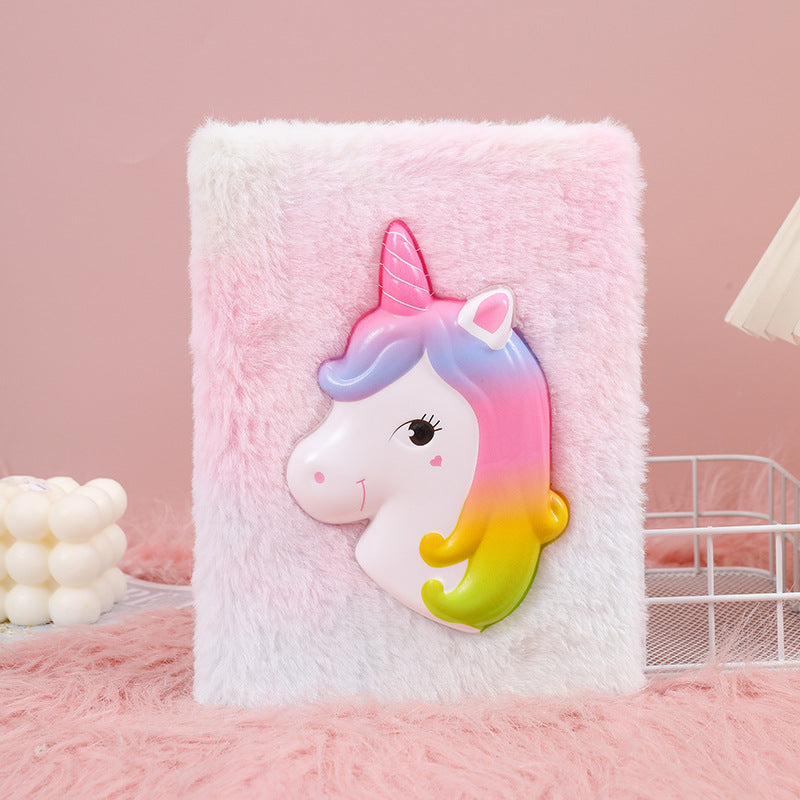 Plush notebook