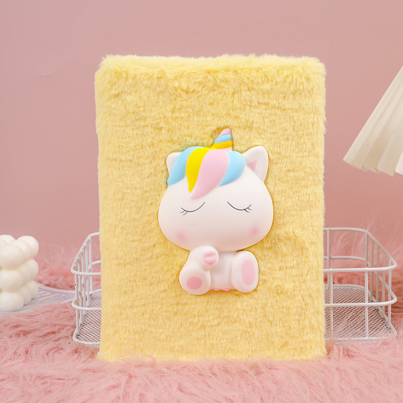 Plush notebook