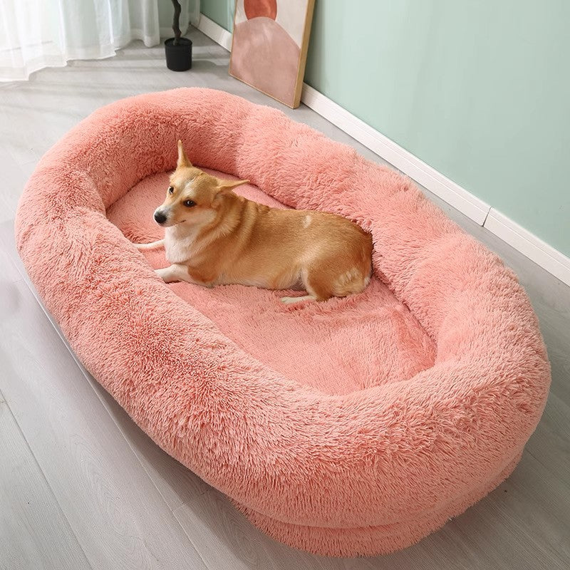 Plush people and pet beds
