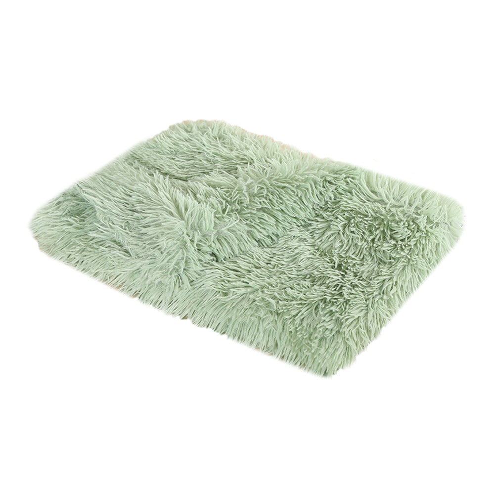 Plush Pet Blanket for Dogs and Cats, Warm Long Hair Indoor Bed Mat