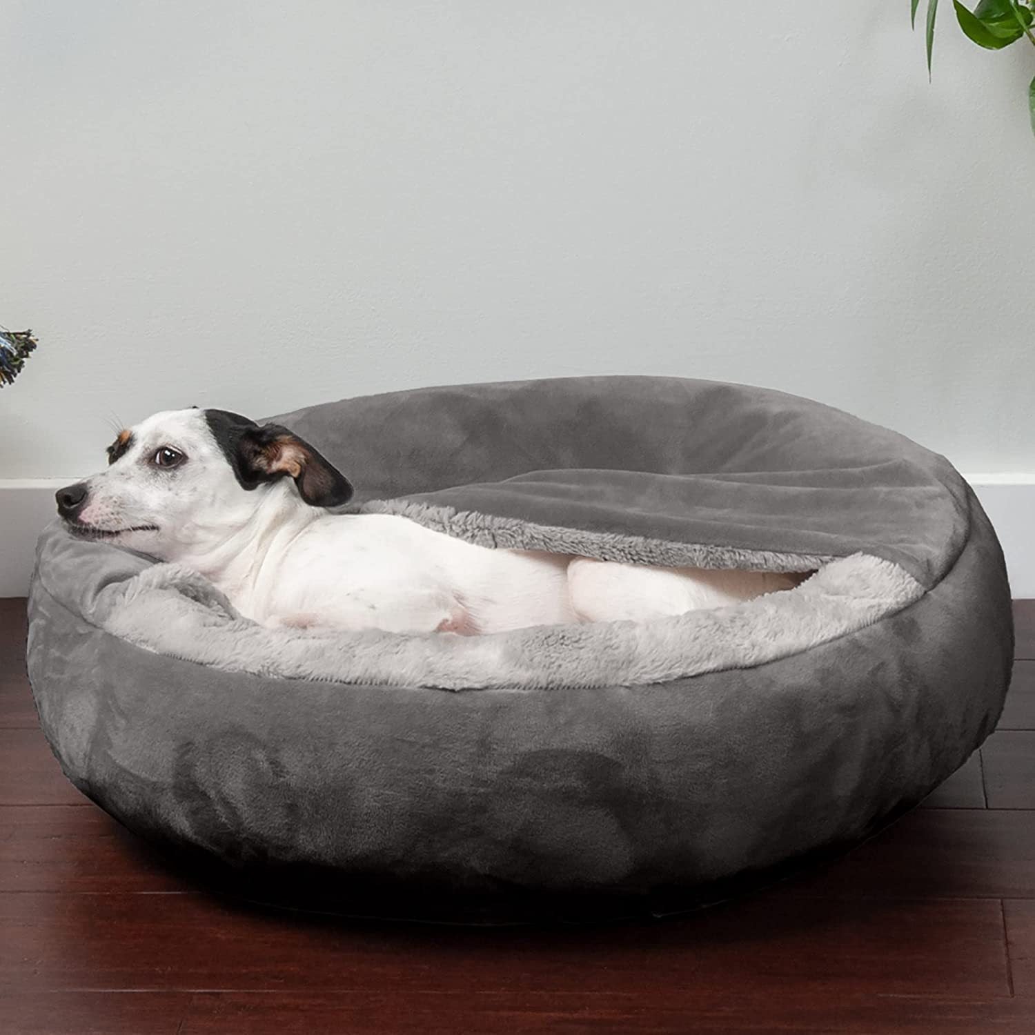 Plush Pet House with Cover and Blanket