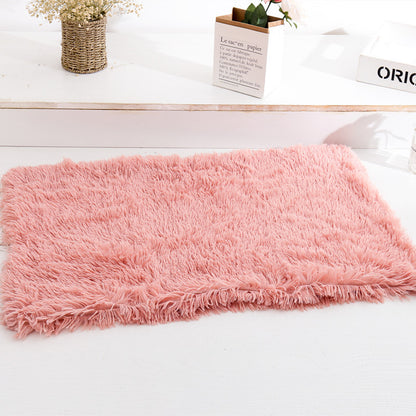Plush Pet Mat Double Layer Blanket for Dogs and Cats