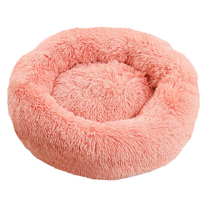 Plush Pet Nest for Cats and Dogs