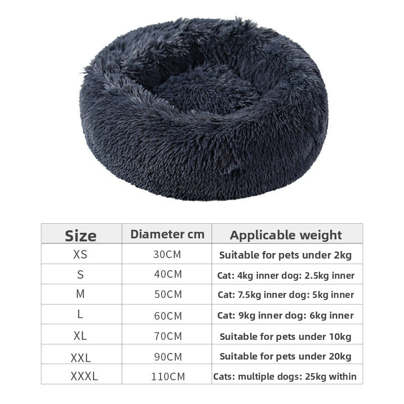 Plush pet nest