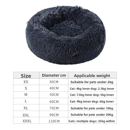 Plush pet nest