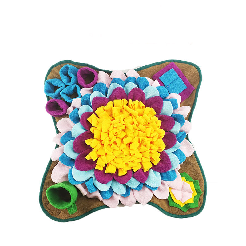 Plush Pet Sniffing Mat for Dogs Cats Mental Stimulation Slow Feeding