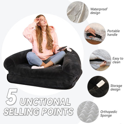 Plush Pet Sofa Bed