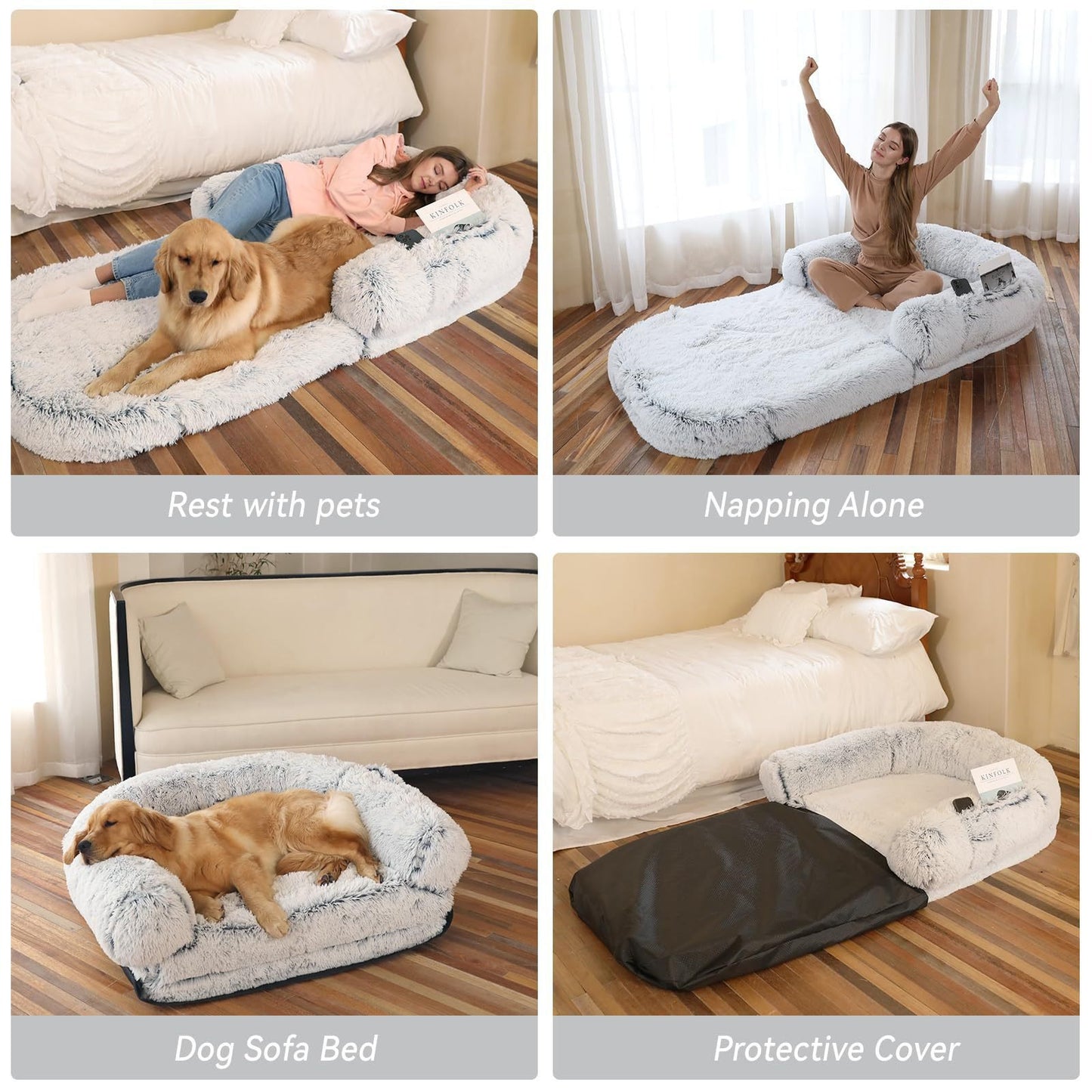 Plush Pet Sofa Bed