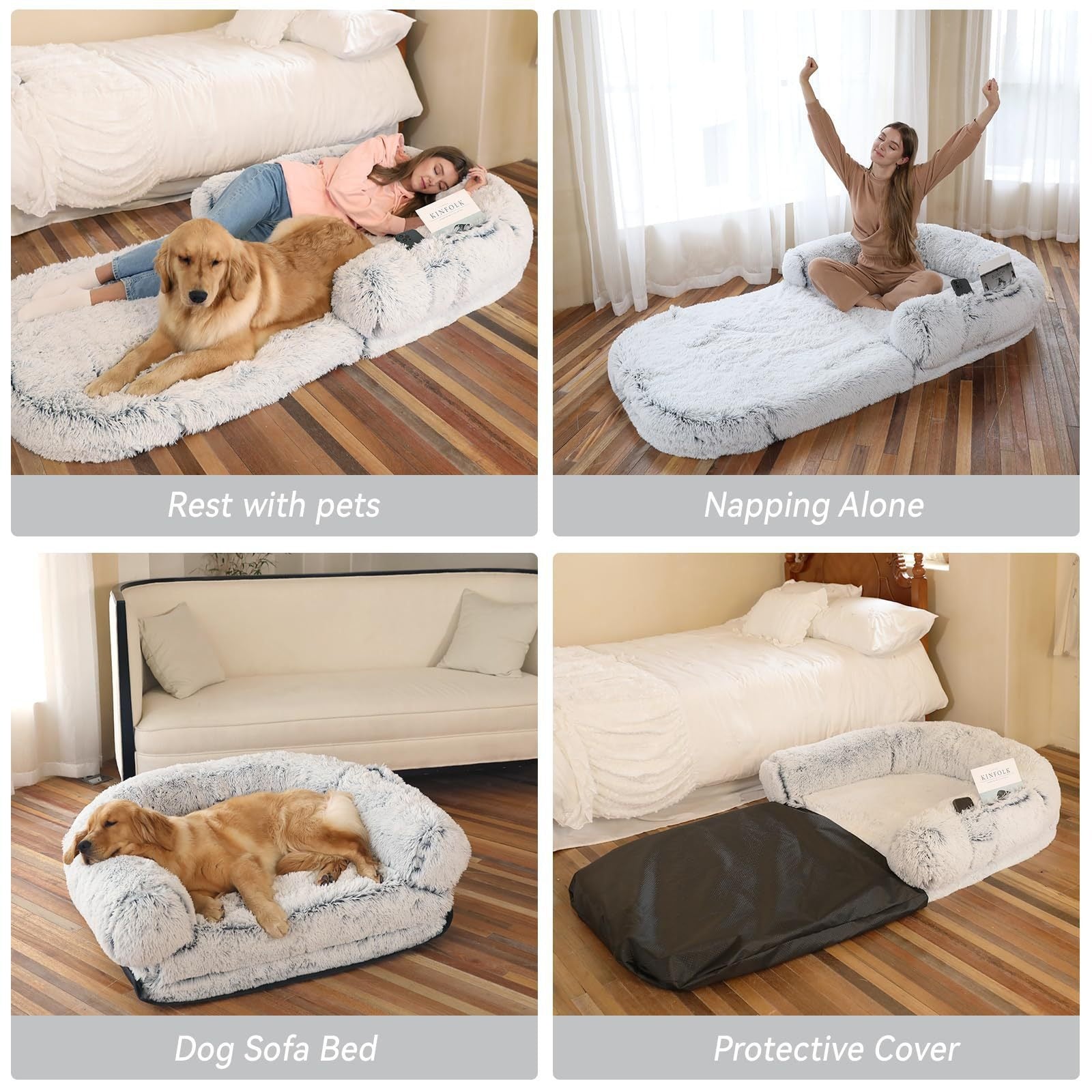 Plush Pet Sofa Bed