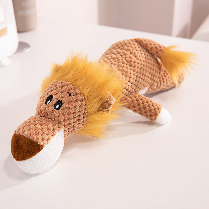 Plush Pet Toys with BB Sound for Dogs and Cats, Durable Chew Toys