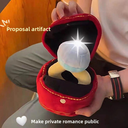 plush proposal ring