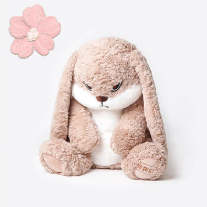 Plush Rabbit Doll with Floral and Festive Styles