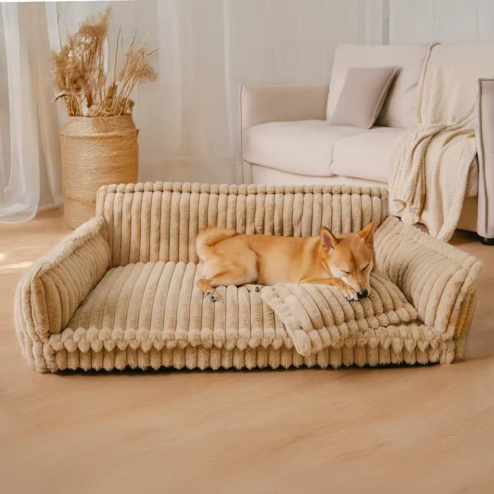 Plush Removable Washable Pet Bed