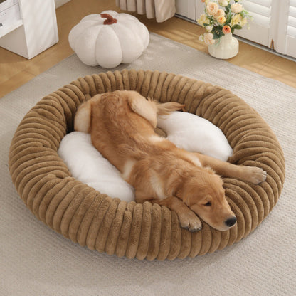 Plush Round Pet Bed