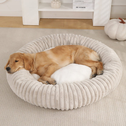 Plush Round Pet Bed