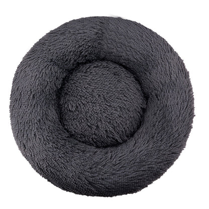 Plush Round Pet Nest Bed