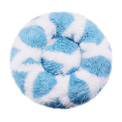 Plush Round Pet Nest Bed