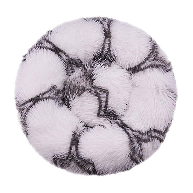 Plush Round Pet Nest Bed