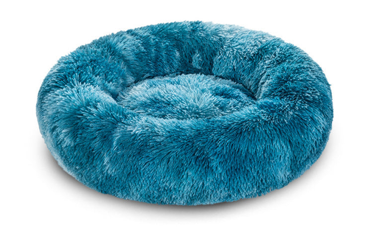 Plush Round Pet Nest Bed