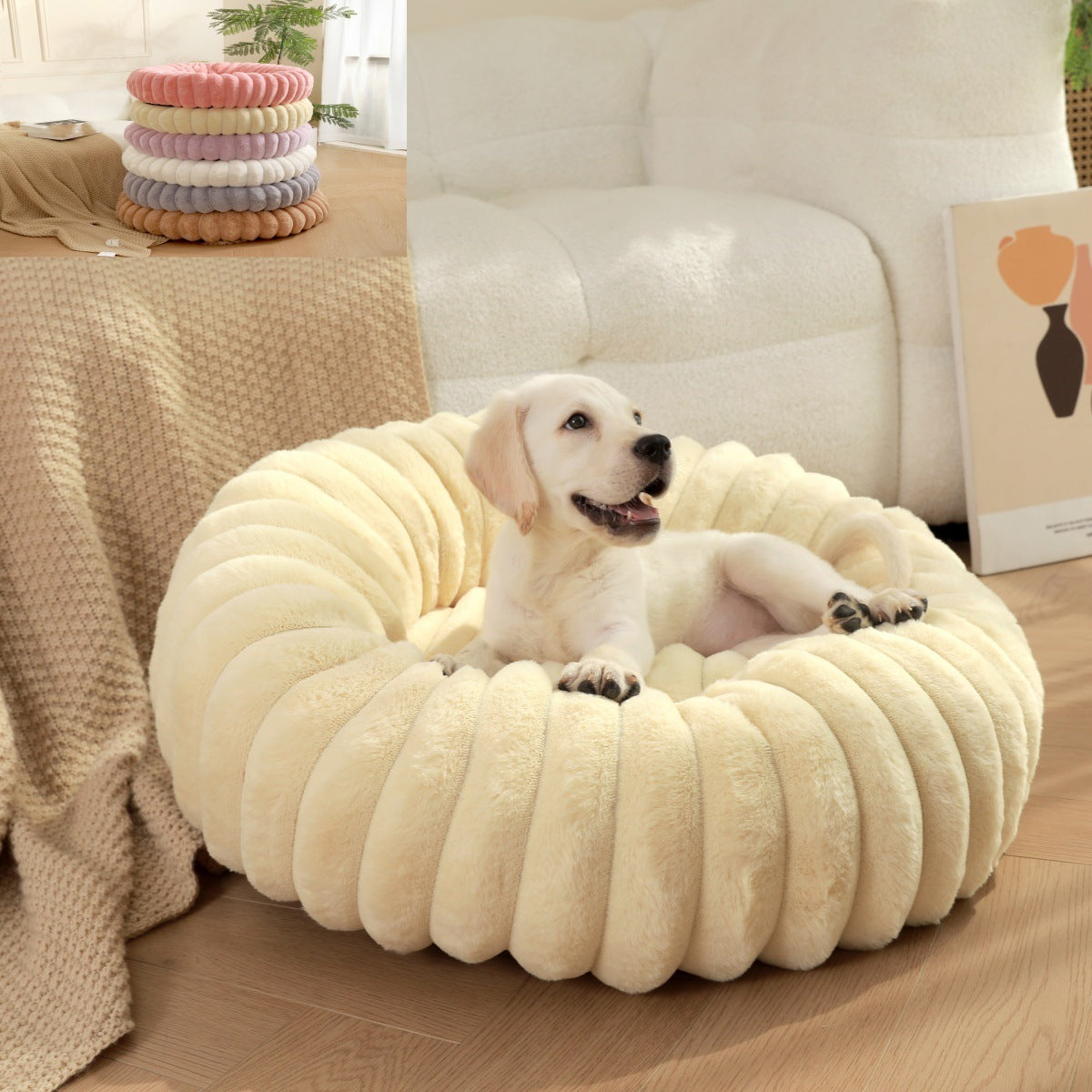 Plush Round Pet Nest
