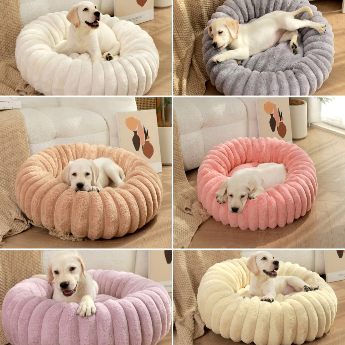 Plush Round Pet Nest