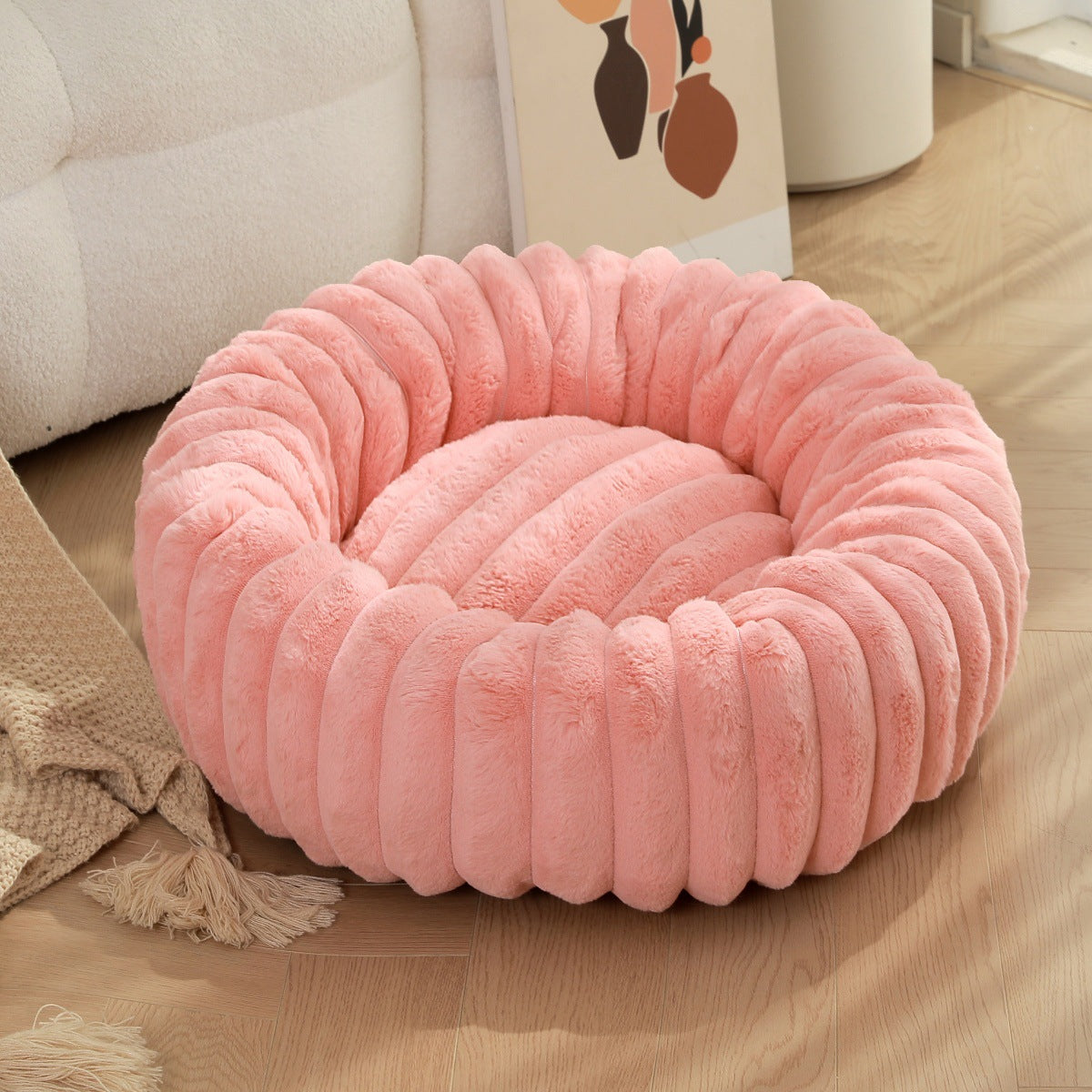 Plush Round Pet Nest