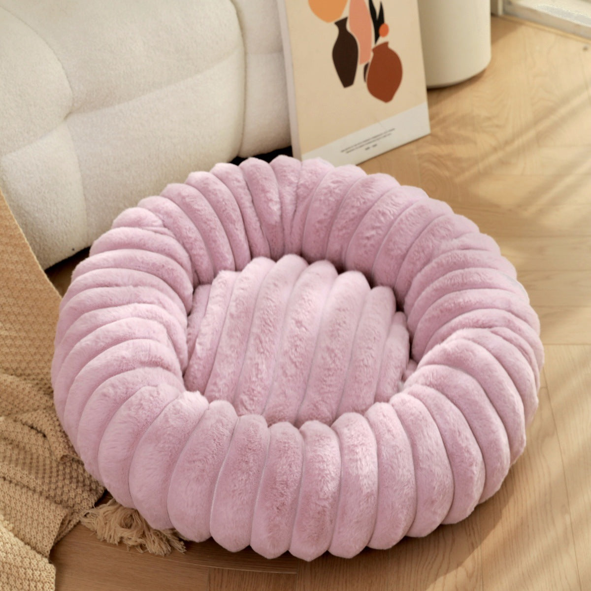 Plush Round Pet Nest