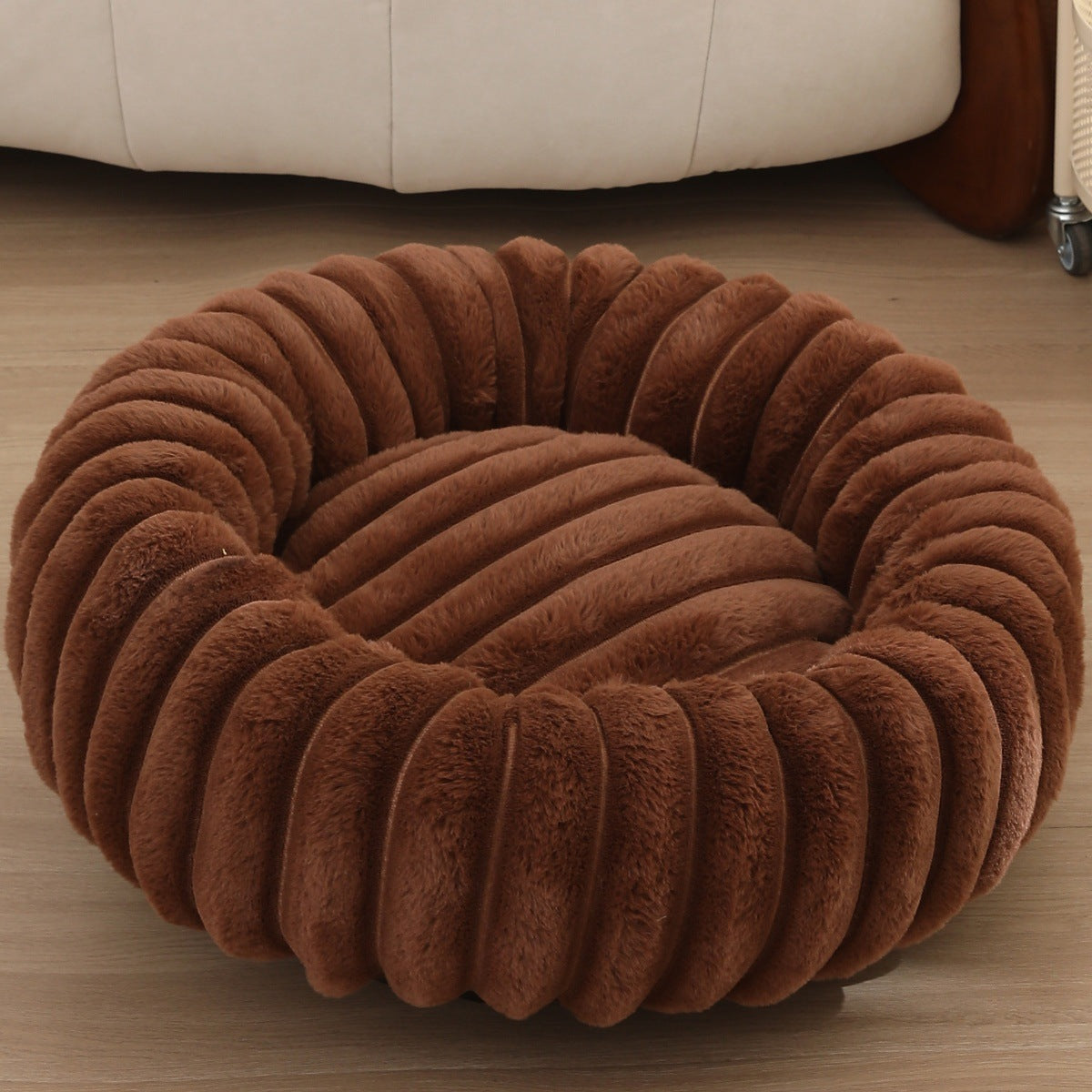 Plush Round Pet Nest