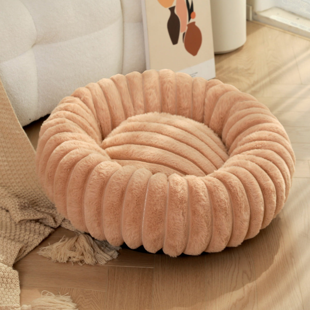 Plush Round Pet Nest