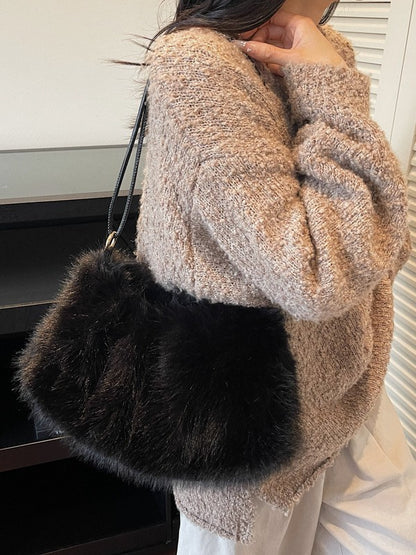 Plush Shoulder Bag