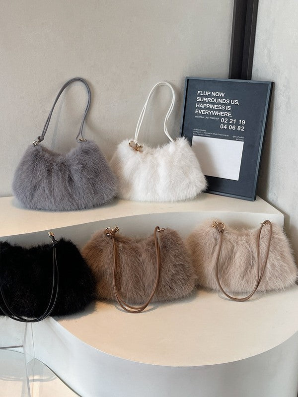 Plush Shoulder Bag