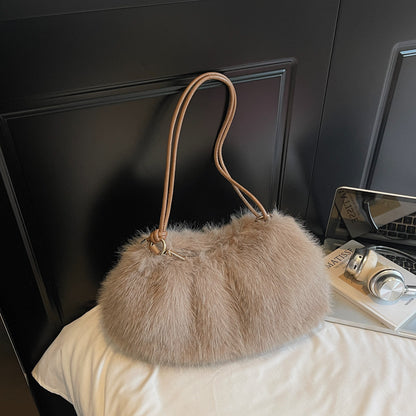 Plush Shoulder Bag
